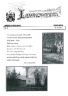 Lewkowianin : gazeta wiejska R. 2, Nr 5 (2003)