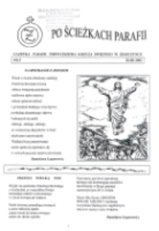 Po ścieżkach parafii : gazetka parafii Podwyższenia Krzyża Świętego w Żeszczynce R. 2, Nr 5 (2002)