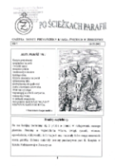 Po ścieżkach parafii : gazetka parafii Podwyższenia Krzyża Świętego w Żeszczynce R. 2, nr 7 (2002)