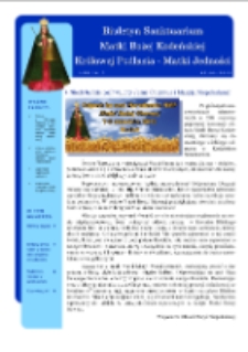 Biuletyn Sanktuarium Matki Bożej Kodeńskiej Królowej Podlasia Matki Jedności R. 4 (2013) nr 5 (22)