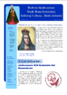 Biuletyn Sanktuarium Matki Bożej Kodeńskiej Królowej Podlasia Matki Jedności R. 4 (2013) nr 3 (20)