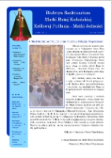 Biuletyn Sanktuarium Matki Bożej Kodeńskiej Królowej Podlasia Matki Jedności R. 5 (2014) nr 3 (26)