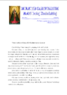 Biuletyn Sanktuarium Matki Bożej Kodeńskiej R. 6 (2015) nr 3 (33)