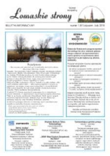 Łomaskie Strony : biuletyn mieszkańc&oacute;w Łomaz i okolic R. 8 (2016) nr 1 (51)