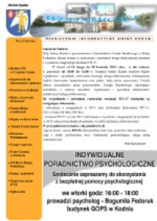Wiadomości : miesięcznik informacyjny gminy Kodeń (2014) nr 3 (74)