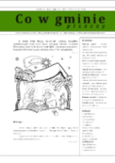 Co w gminie piszczy : pismo tworzone wspólnymi siłami Gminnego Ośrodka Kultury oraz Liceum Ogólnokształcącego im. Władysława Zawadzkiego w Wisznicach Nr 1 (2009)