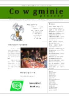 Co w gminie piszczy : pismo tworzone wspólnymi siłami Gminnego Ośrodka Kultury oraz Liceum Ogólnokształcącego im. Władysława Zawadzkiego w Wisznicach Nr 2 (2010)