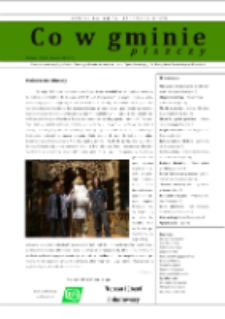 Co w gminie piszczy : pismo tworzone wspólnymi siłami Gminnego Ośrodka Kultury oraz Liceum Ogólnokształcącego im. Władysława Zawadzkiego w Wisznicach