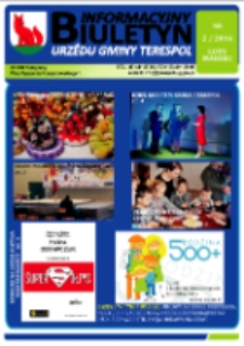 Biuletyn Informacyjny Urzędu Gminy w Terespolu R. 25 (2016) nr 2