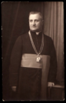 Ks. kanonik Konstanty Pabisiewicz proboszcz parafii św. Elżbiety Węgierskiej w Konstantynowie w latach 1932-1933