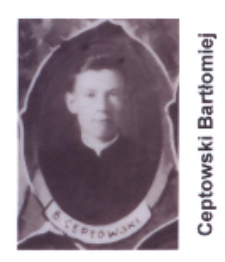 Ks. Bartłomiej Ceptowski wikariusz w parafii św. Elżbiety Węgierskiej w Konstantynowie w okresie luty - kwiecień 1934 r.