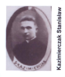 Ks.Stanisław Kaźmierczak wikariusz parafii św. Elżbiety Węgierskiej w Konstantynowie w 1938 roku