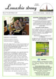 Łomaskie Strony : biuletyn mieszkańc&oacute;w Łomaz i okolic R. 8 (2016) nr 2 (52)