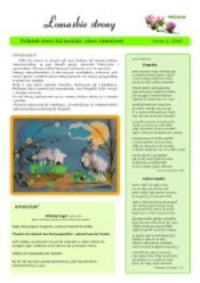 Łomaskie Strony : dodatek nieco kulturalny, nieco oświatowy (2016) nr 1